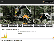 Tablet Screenshot of hydroscand.no