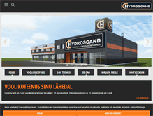 Tablet Screenshot of hydroscand.ee